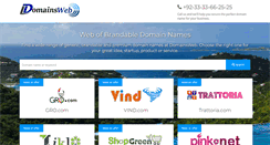 Desktop Screenshot of domainsweb.com